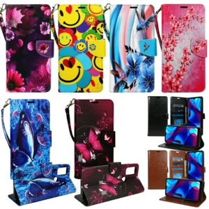 For Moto G Power 2022 ONLY, PU Leather Wallet Phone Case Cover Flip Stand Strap - Picture 1 of 43
