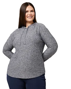 32 Degrees Women's Cool Long-Sleeve Hooded T-Shirt - Picture 1 of 21
