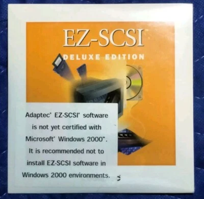 SEALED ADAPTEC EZ-SCSI DELUXE EDITION Ver 5.01 Software for Windows on CD 1999 - Image 1 of 4