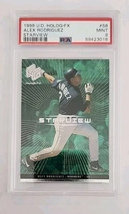 1999 Upper Deck HOLOGrFX Alex Rodriguez #S8 Starview PSA 9 POP 4 - Picture 1 of 2