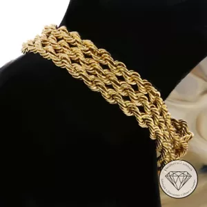 Wert 4.130,- Kordel Armband mit Gürtelverschluss 750 / 18 Karat Gelb Gold xxyy - Bild 1 von 5