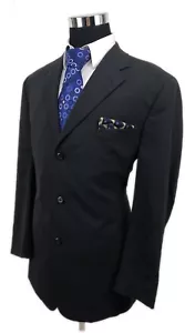Jhane Barnes 3btn Charcoal Gray Wool Sport Coat Jacket Mens Size 42L - Picture 1 of 5