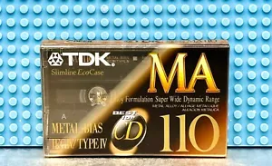 TDK MA 110 TYPE IV 1992 USA BLANK CASSETTE TAPE (1) (SEALED) - Picture 1 of 3