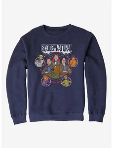 CW'S SUPERNATURAL SCOOBYNATURAL SWEATSHIRT NEU - XL MARINEBLAU SCOOBY DOO & SPN GESCHENKE - Bild 1 von 1