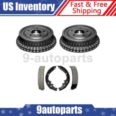 Rear Brake Drums & Brake Shoes For 1977-1990 Chevrolet Caprice - Image 1 of 4