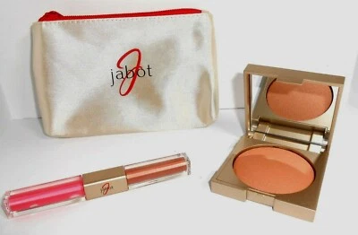 Jabot Glow Ever After Bronzer SUN KISS/LIGHT &  Lip gloss PARK AVE PINK - Image 1 of 2