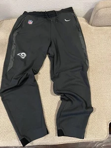 Mens Los Angeles Rams Nike on field Team Issued jogger pants large - Picture 1 of 1