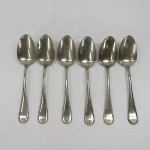 WMA Rogers Plata/Níquel Lote de 6 Cucharas - Patrón de Cuentas F5 - Imagen 1 de 5