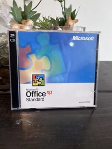 MICROSOFT OFFICE XP Standard Version Upgrade 2002 (2-Disc Set) W/ Product Key - Photo 1/5