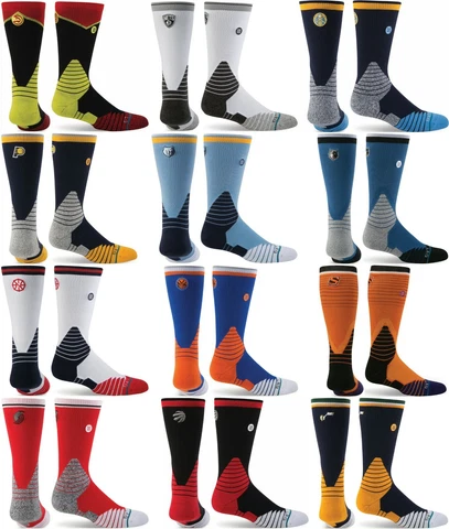 NWT Stance Men's 559 Fusion NBA Basketball Cushioned Crew Socks Cover