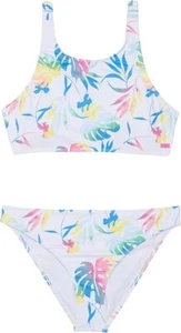 NEW Roxy Girl's Good Romance Crop Top Swimsuit Set tankini BIKINI SIZE 8 12 - Picture 1 of 1
