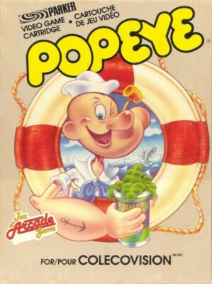 Popeye (Colecovision) Cartridge Only / Cleaned / Tested! - Image 1 of 2
