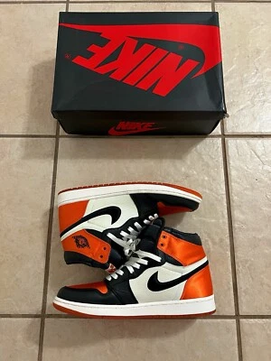 Talla 12 - Air Jordan 1 Retro OG Alto Satén Roto Tablero Trasero W Foto 1 de 4