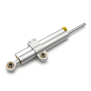Uiniversal For Steering Damper Stabilizer Linear Control Safety Reversed Silver - Foto 1 di 10