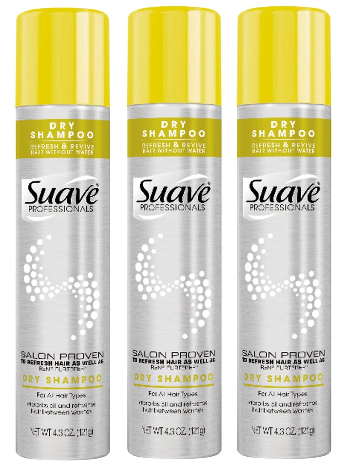 Suave Professionals Refresh and Revive Dry Shampoo (4.3 oz) - Lot of 3 Brand New - Image 1 of 1