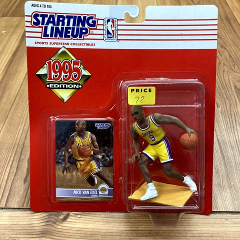 UNOPENED Starting Lineup 1995 Nick Van Exel L.A. Lakers NBA Action Figure Cover