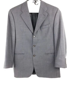 RALPH Ralph Lauren Mens Blazer Sport 41R Gray Black Nailshead 3 Bottom RG47 - Picture 1 of 10