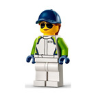 Lego Minifigure - Race Car Mechanic Female - Cty1401 - Qty 1