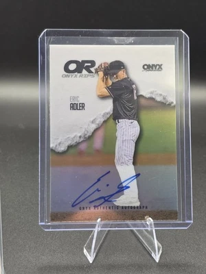 2025 ONYX RIPS ERIC ADLER AUTO CHICAGO WHITE SOX #RABERAD - Image 1 of 2