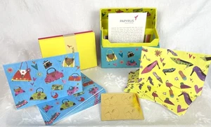 PAPYRUS 20 Note Cards, Envelopes, Seals, Handbags & Shoes, 4 3/4" x 3 1/2" - Picture 1 of 13