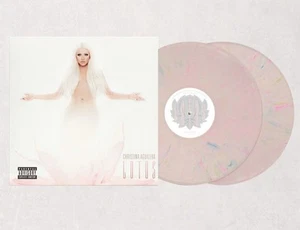 SEALED Christina Aguilera Lotus NEW Vinyl UO Exclusive Opaque Pink Marble LP - Imagen 1 de 4