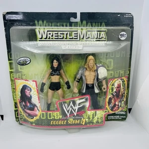 WWF WrestleMania Chyna Chris Jericho Jakks Figure 2 pack - Minor card damage - Picture 1 of 5