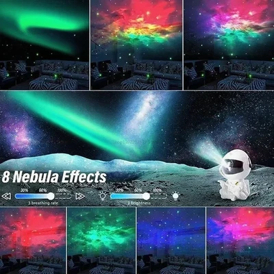 Astronaut Nebula Projector Night Light Remote Control Lamp for Kids Room Decor - Image 1 of 4