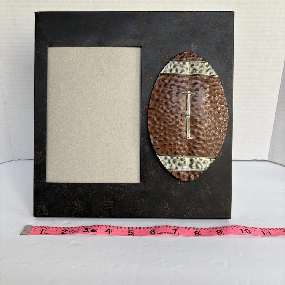 5x7 Metal Football Frame - Image 1 of 4