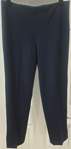 BRUNELLO CUCINELLI Navy Blue Virgin Wool Formal Cigarette Trousers Hose UK16 - Bild 1 von 6