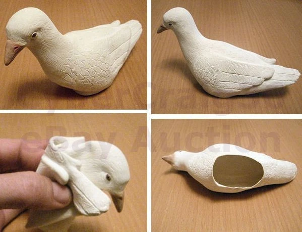 FAKE RUBBER DOVE COMEDY GAG STAGE CLOWN KID MAGIC TRICK VANISH APPEAR LATEX PROP - Image 1 of 1