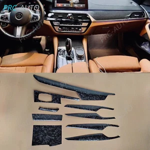 Forge Carbon Fibre Interior Kit Set Cover Trim For BMW G30 530i M5 2018-2023 - Picture 1 of 8