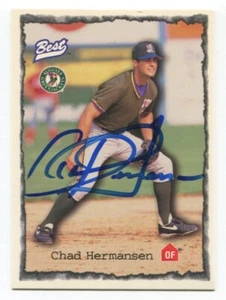 1997 Best Chad Hermansen Signed Card Baseball Autographed MLB Auto #13 - Picture 1 of 2