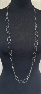 "Collar de cadena ajustable Alfani 42"" tono bronce eslabón ovalado" Foto 1 de 4