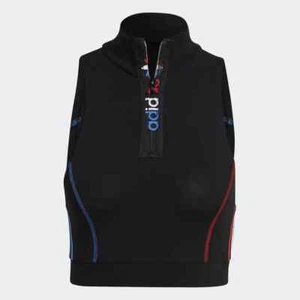 Genuine Adidas Originals Women's Tri Colour Half Zip Top - Picture 1 of 4