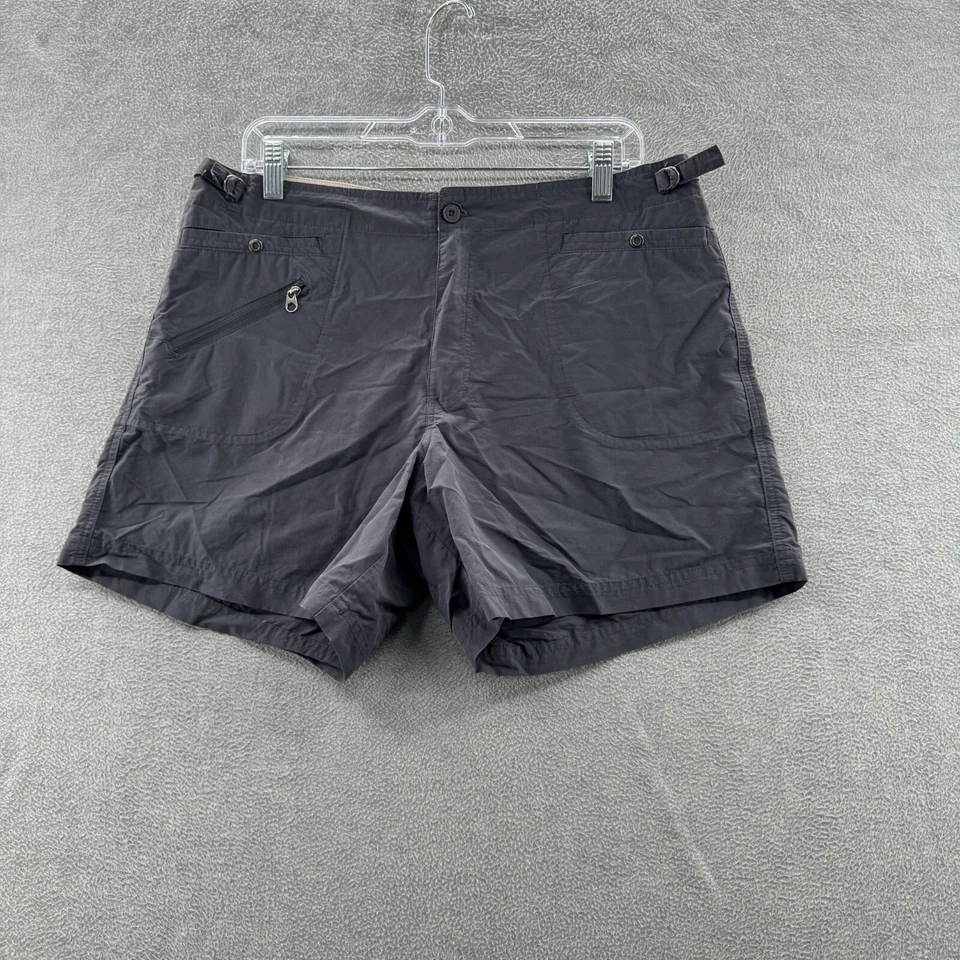 Alpine Mujer Talla L Gris Ajustable Cintura Exterior Senderismo Pantalones Cortos 4" Foto 1 de 4