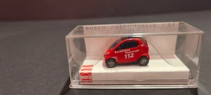 Smart City Coupé - Sachtleben Feuerwehr - rot - Busch 1:87 - 48905 - NEU in OVP - Bild 1 von 3