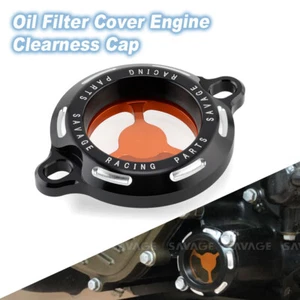 Oil Filter Cover Engine Clearness Cap For 690/790/890 DUKE 950 ADVENTURE 990 SMT - Picture 1 of 15