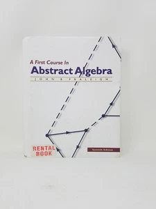 A First Course in Abstract Algebra, 7th Edition by Fraleigh - Imagen 1 de 4