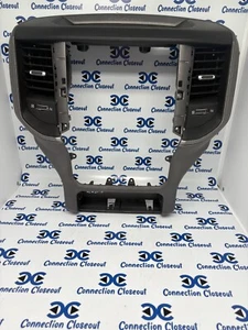 ✅ 2019- 2024 RAM 1500 2500 3500 Instrument Panel Radio Bezel OEM 5YU412X7AD - Picture 1 of 5
