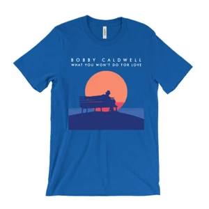 T-shirt Bobby Caldwell What You Won't Do For Love taglia K. Disco Clouds Campione Funk - Foto 1 di 9