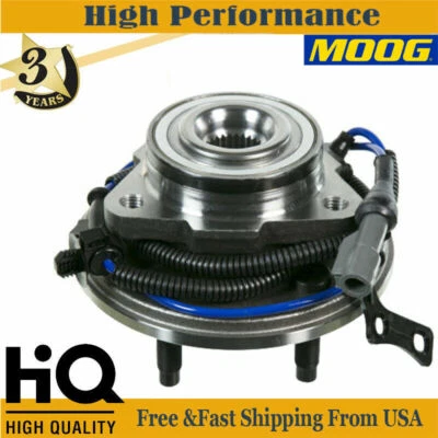 Conjunto de cojinete de rueda delantera MOOG con ABS 515078 para Ford Explorer 2006-2010 4,0 L Foto 1 de 4