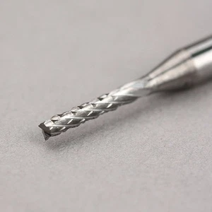 10x 0.06" 1.5mm Carbide End Mill Engraving Bit for CNC/PCB Machinery Rotary Burr - Picture 1 of 3