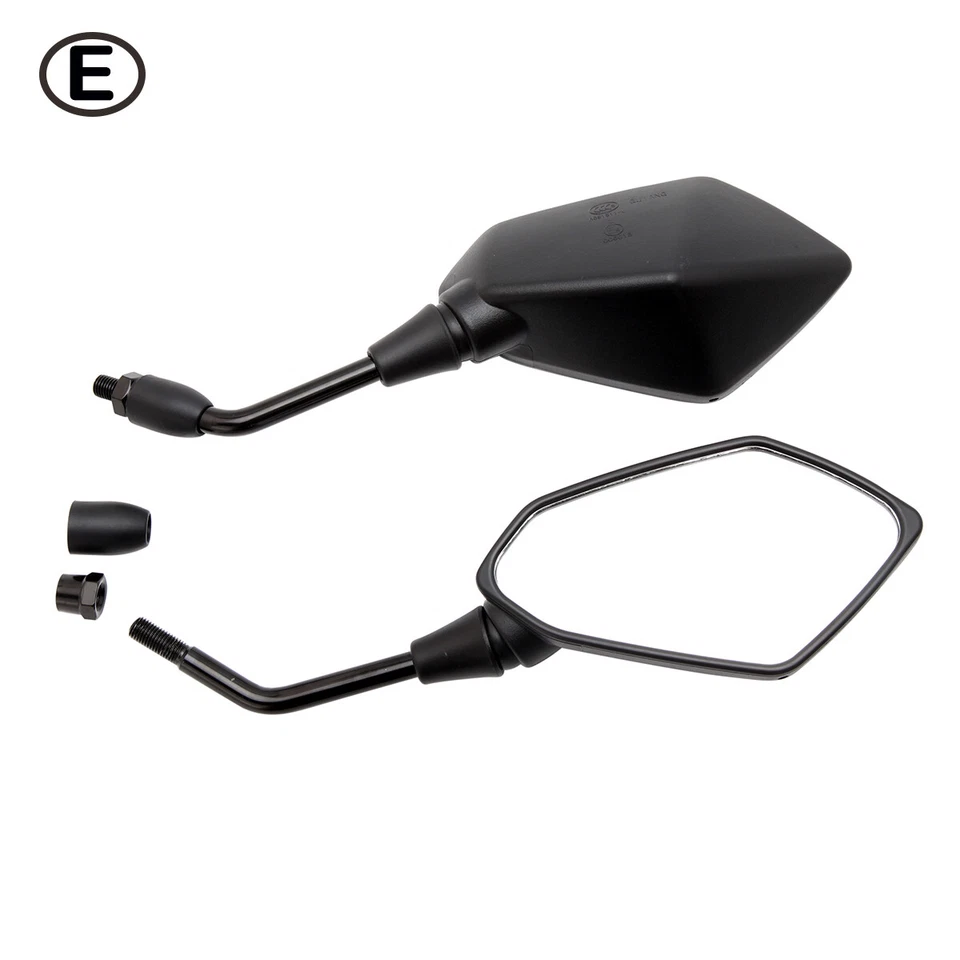 Motorbike Rearview Mirrors Black For Yamaha Super Tenere YBR125 WR250X Zuma 125 - Image 1 of 4