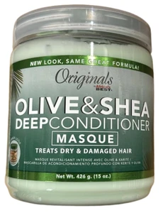 Africa's Best Originals Olive & Shea Deep Conditioner Masque 15 oz/426g - Picture 1 of 3