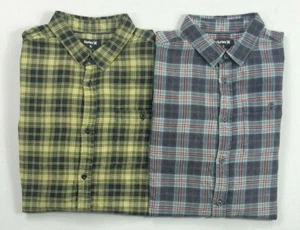 Boy's Youth Hurley Ranger Flannel Button Long Sleeve Classic Fit Shirt NEW - Picture 1 of 3