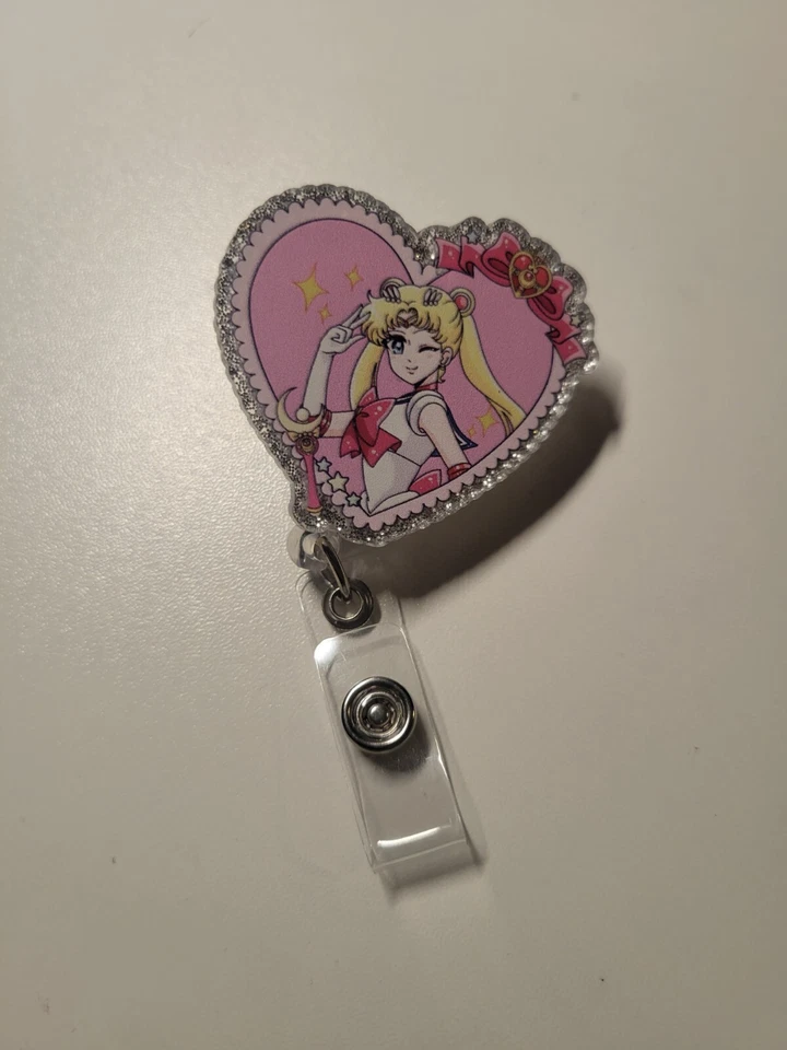 Carrete de insignia retráctil Sailor Moon Foto 1 de 1