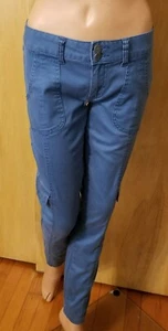 WOMEN'S PRANA BLUE SKINNY PANTS JEANS - Picture 1 of 4