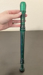 Kids Green Candy Apples By Tudor Transparent Recorder Music Instrument Soprano - Picture 1 of 5