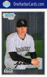 2010 Bowman Chrome Colorado Rockies #BCP135 Jordan Pacheco - Picture 1 of 2