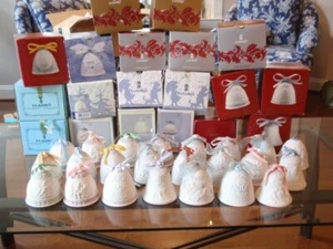 Lladro Christmas Bells Ornaments Complete Set 1987 - 2009 with Boxes - Picture 1 of 3